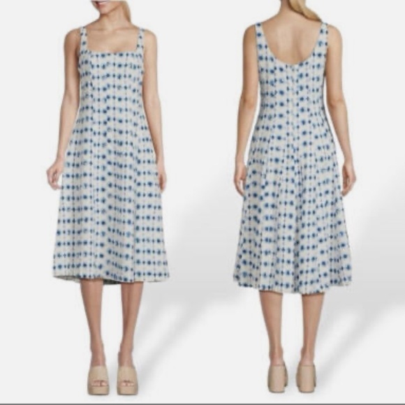 Christian Lacroix Linen Blend Sleeveless Dress - Picture 1 of 7